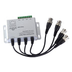 Passive Video Balun, CCTV Via Twisted Pairs, 4 CH UTP