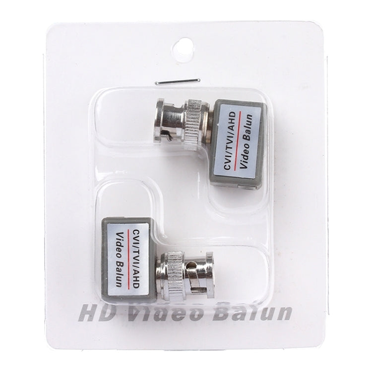2 PCS 202C-HD CVI/TVI/AHD 1CH Passive Video Balun Coaxial Adapter — view 4