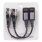 2 PCS 202P-HD Enhanced Version Coaxial CVI/TVI/AHD 1CH Passive Transceiver Video Balun — view 4