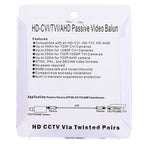2 PCS HD 202P Coaxial CVI/TVI/AHD 1CH Passive Transceiver Video Balun — view 5