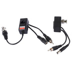 2 PCS HD 213B-C Coaxial CVI/TVI/AHD Video Audio Power Balun Transceiver — 213B-C