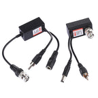 2 PCS HD 213B-C Coaxial CVI/TVI/AHD Video Audio Power Balun Transceiver — view 3