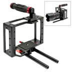 DEBO DET-08 Camera Cage Handle Kit for SLR Camera 5D2 / 5D3 (Black+Red) — view 2