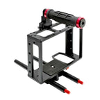 DEBO DET-08 Camera Cage Handle Kit for SLR Camera 5D2 / 5D3 (Black+Red) — view 3