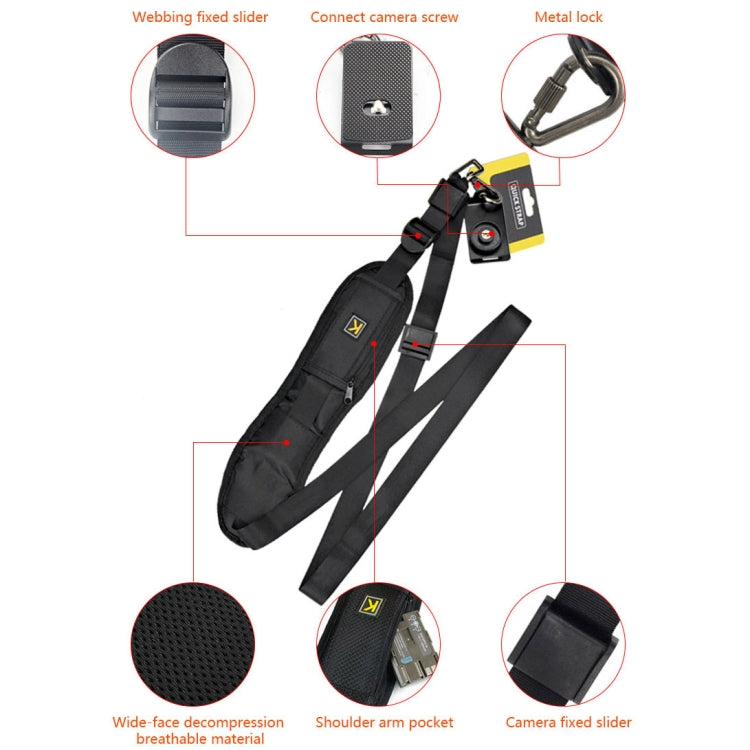 Safe & Fast Quick Rapid Camera Single Sling Strap — view 5