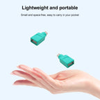 10 pcs USB Female to PS Male Convertor Plug