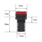 12V AD16-22D / S 22mm LED Signal Indicator Light Lamp