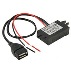 12V To 5V USB Car Power Charger Adapter Step Down Module DC-DC Converter for GPS / Vehicle Recorder