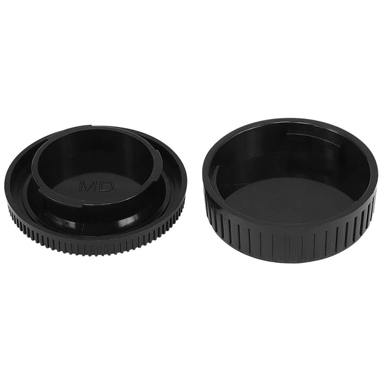 Camera Body Cover & Rear Lens Cap for Minolta MD