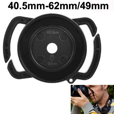 Center Pinch Camera Lens Cap, 40.5-62mm / 49mm