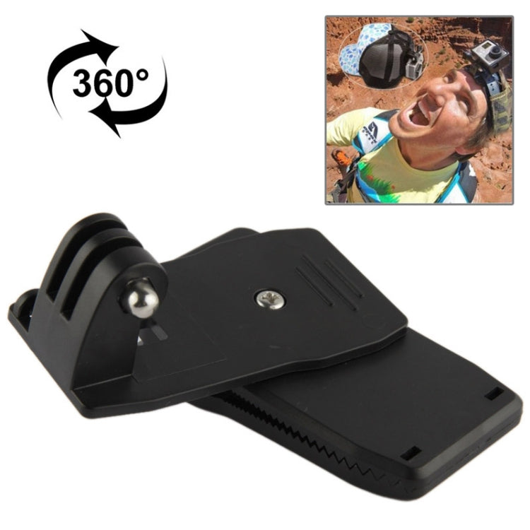 Backpack Rec-Mounts Clip Clamp Mount for GoPro, Insta360, DJI and Other Action Cameras