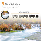 72mm ND Fader Neutral Density Adjustable Variable Filter ND 2 to ND 400 Filter — view 6