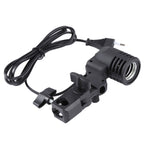 E27 AC Socket Studio Light Mount Stand Umbrella Holder