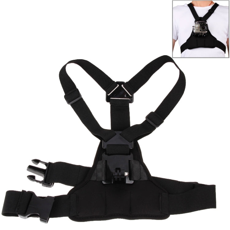 GP26-D Special Sports Shoulders DV Chest Belt for GoPro, Insta360, DJI and Other Action Cameras