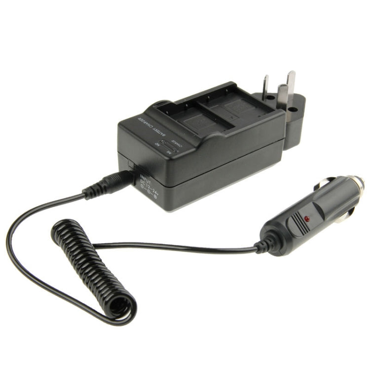 3 in 1 Digital Camera Dual Battery Car Charger for GoPro HERO3+ / 3 AHDBT-201 / AHDBT-301 — S-DLP-2800B