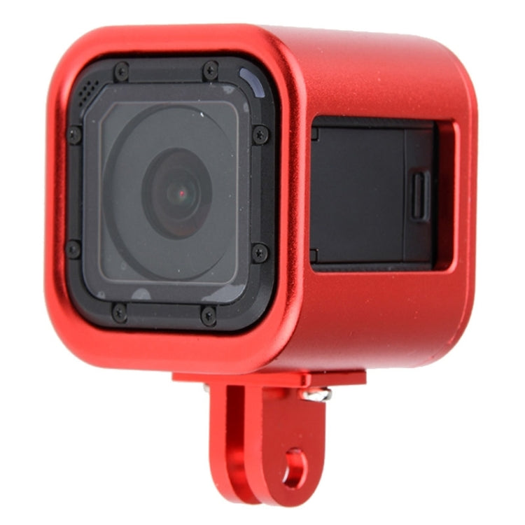 Housing Shell CNC Aluminum Alloy Protective Cage with Insurance Back Cover for GoPro HERO5 Session /HERO4 Session /HERO Session