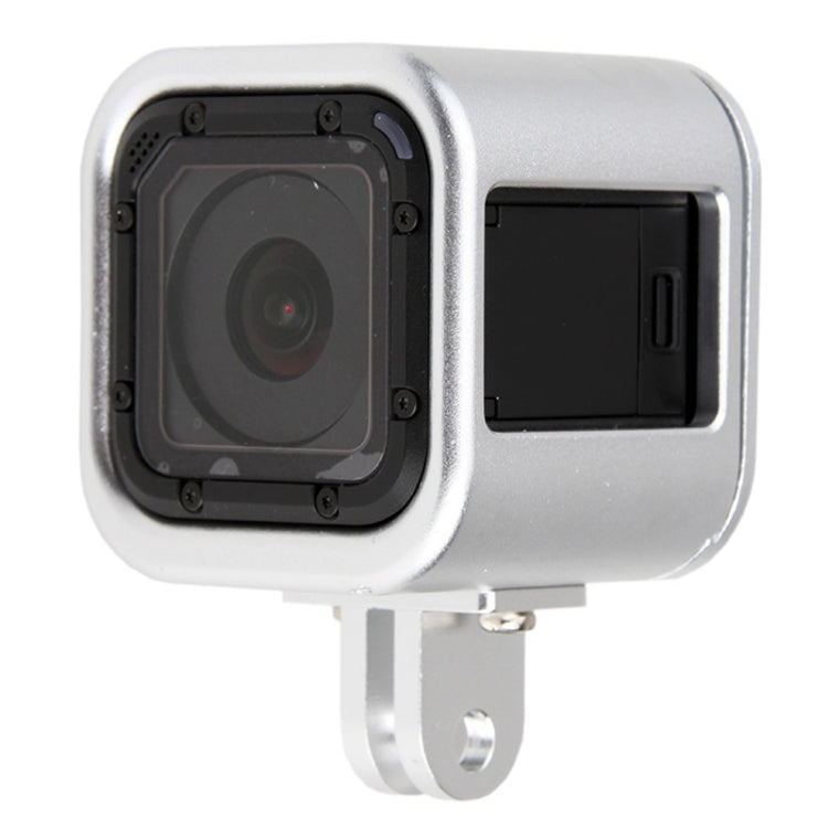 Housing Shell CNC Aluminum Alloy Protective Cage with Insurance Back Cover for GoPro HERO5 Session /HERO4 Session /HERO Session