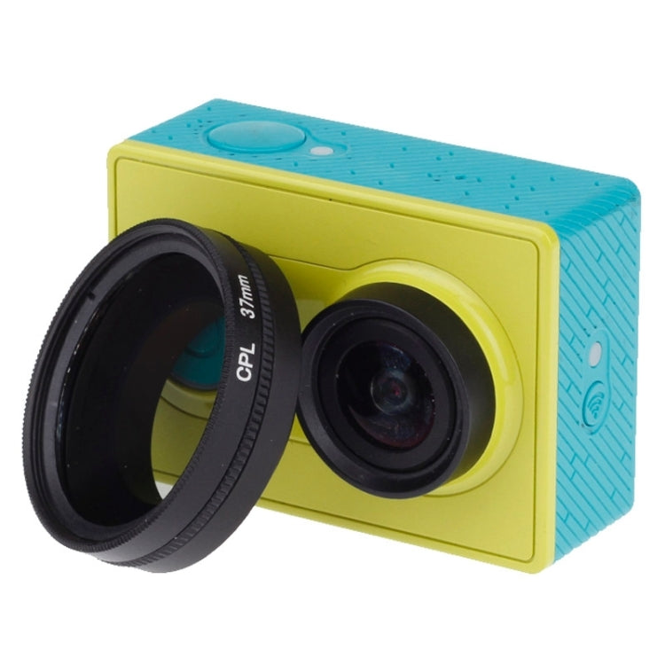 Circular Polarizer Lens Filter with Cap for Xiaomi Xiaoyi 4K+ / 4K, Xiaoyi Lite, Xiaoyi Sport Camera, 37mm CPL Filter