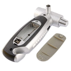 (Digital Tire Gauge + Flashlight + Emergency Hammer + Emergency Seat Belt Cutter) Emergency Utility Tool, 4 in 1
