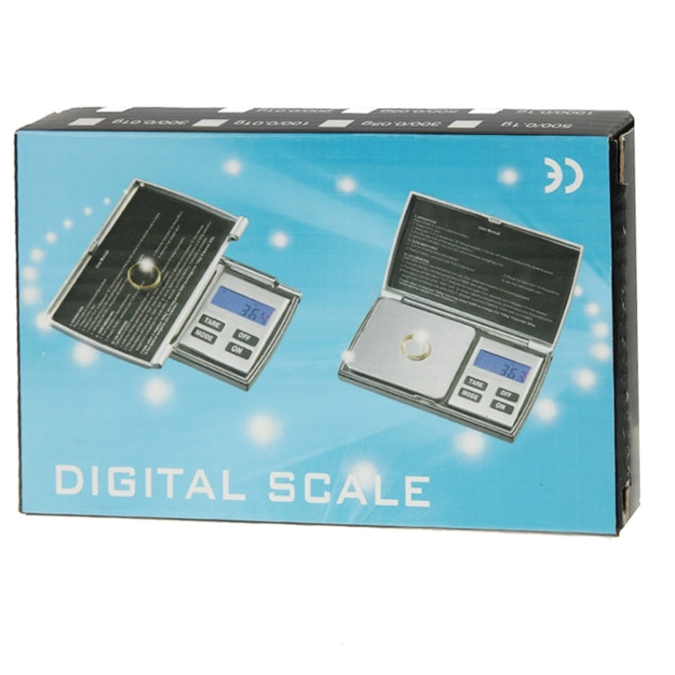 Flip Open Digital Scale with Backlight LCD Screen, 100g / 0.01g
