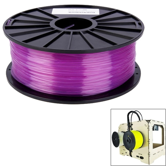 PLA 3.0 mm Transparent 3D Printer Filaments, about 115m — view 10