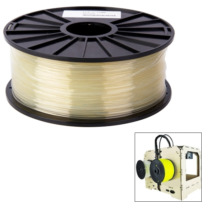 PLA 3.0 mm Transparent 3D Printer Filaments, about 115m — Purple