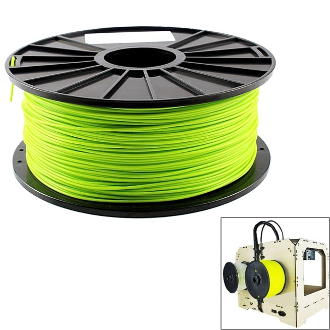 ABS 1.75 mm Fluorescent 3D Printer Filaments, about 395m — Yellow