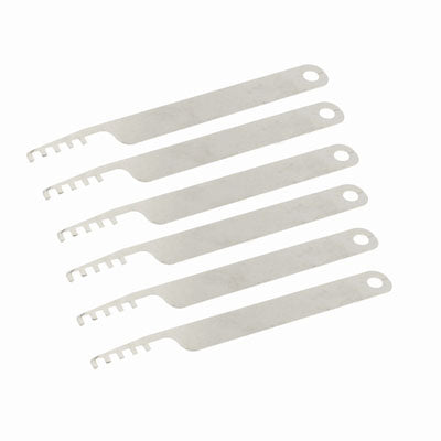 6 x All-purpose Key Padlock Openers Ring Latch Opener Tools Lock Openers