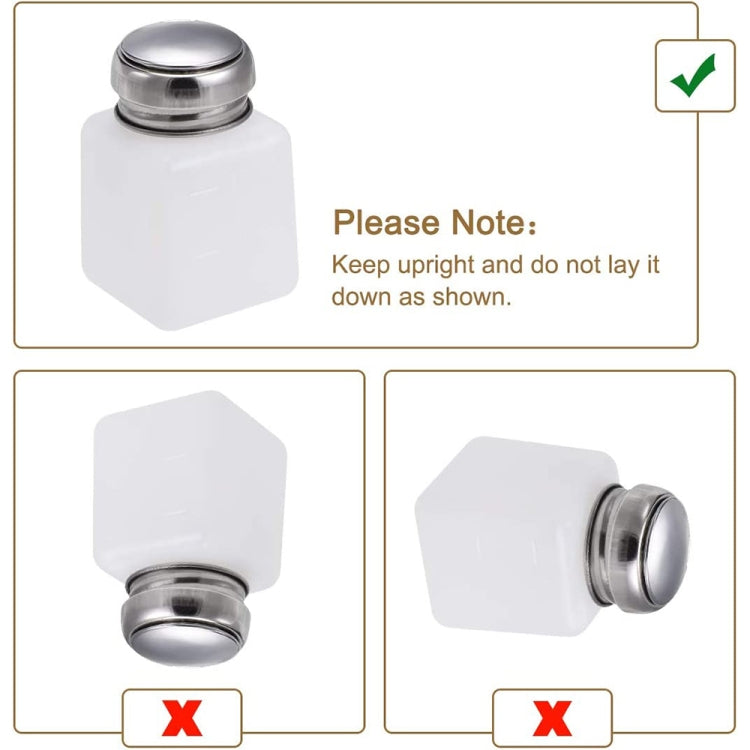 100ml Push Down Alcohol and Liquid Container Bottle