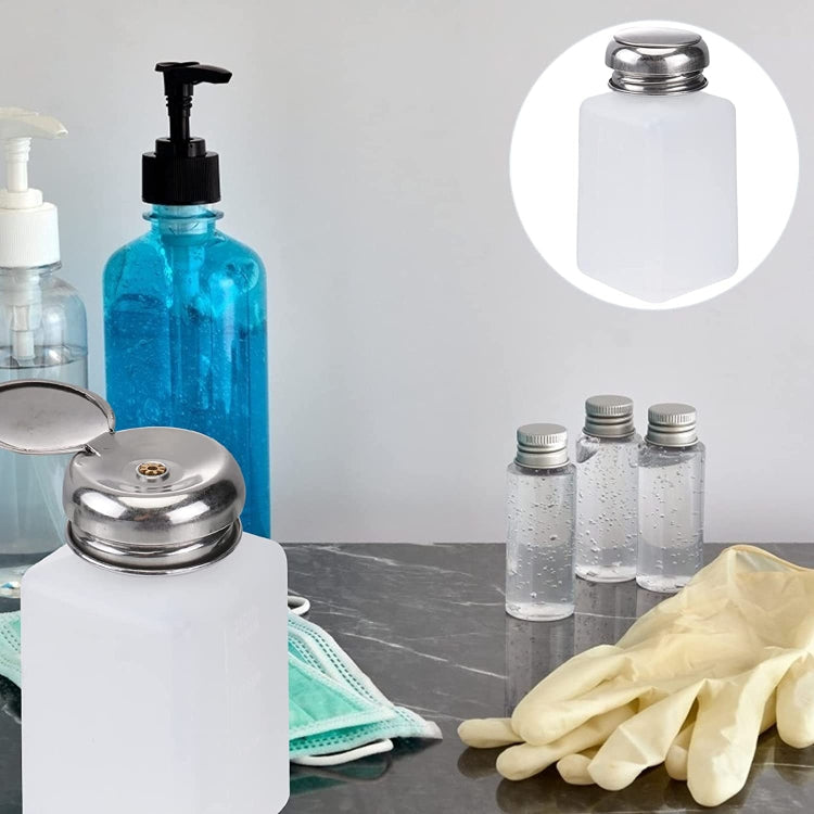 200ml Push Down Alcohol and Liquid Container Bottle