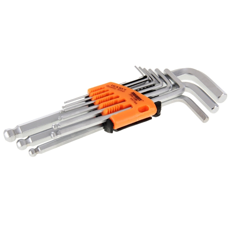 JAKEMY JM-HK2 77-185mm Extension 9 Pcs Hex Key Set