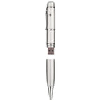 3 in 1 Laser Pen Style USB Flash Disk, Silver (2GB) — 2GB (Silver)