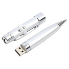 3 in 1 Laser Pen Style USB Flash Disk, Silver (16GB)