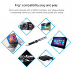 2 in 1 Pen Style USB Flash Disk, Black — 16GB
