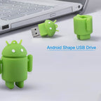16GB Android Robot Style USB Flash Disk (Green) — view 6