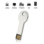 Metal Series Mini USB 2.0 Flash Disk with Keychain (4GB), 4GB