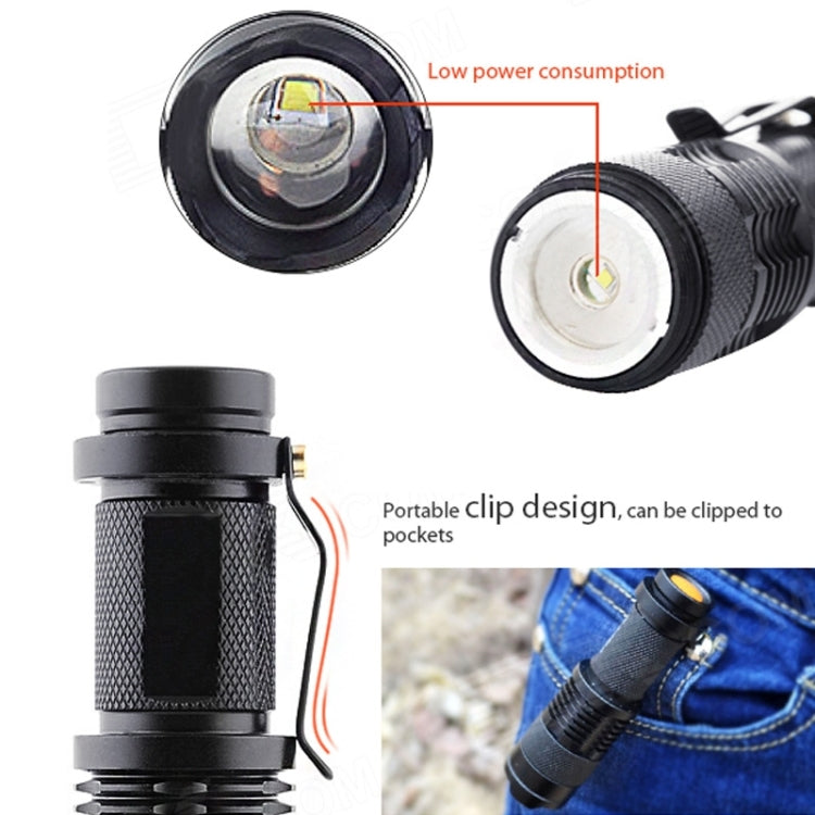 SK68 180lm Zoom Lens LED Flashlight — view 9