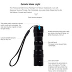 3W LED Mini Flashlight Light Torch Lamp with Strap — view 4