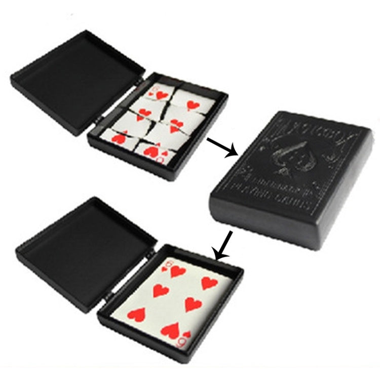 3 PCS Restore Box Broken Paper Card Case Close-up Magic Trick Toy(MG0290)