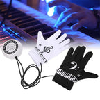with Speaker, Electronic Piano Gloves