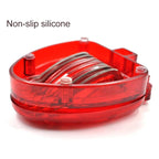 Kitchen Tool Plastic Strawberry Slicer Fruit Knife with Stainless Steel Blade