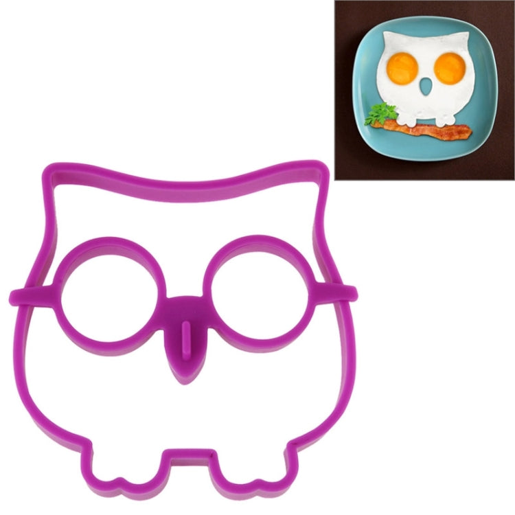 Cartoon Owl Shape Egg Frying Ring Mold Silicone Egg Fried Mould Omelette Mold