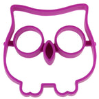 Cartoon Owl Shape Egg Frying Ring Mold Silicone Egg Fried Mould Omelette Mold