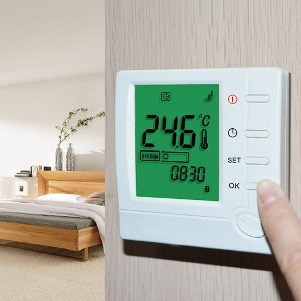 Electric Floor Heating System LCD Display Programmable Room Thermostat — view 9