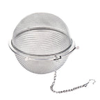 Mesh Tea Ball Infuser Stainless Steel Tea Strainers, Large — Large