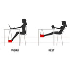 Outdoor Leisure / Office Relax Foot Hammock — view 6