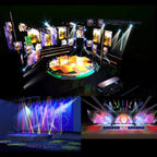 DMX Party Disco DJ Bar Colorful Pattern Lighting