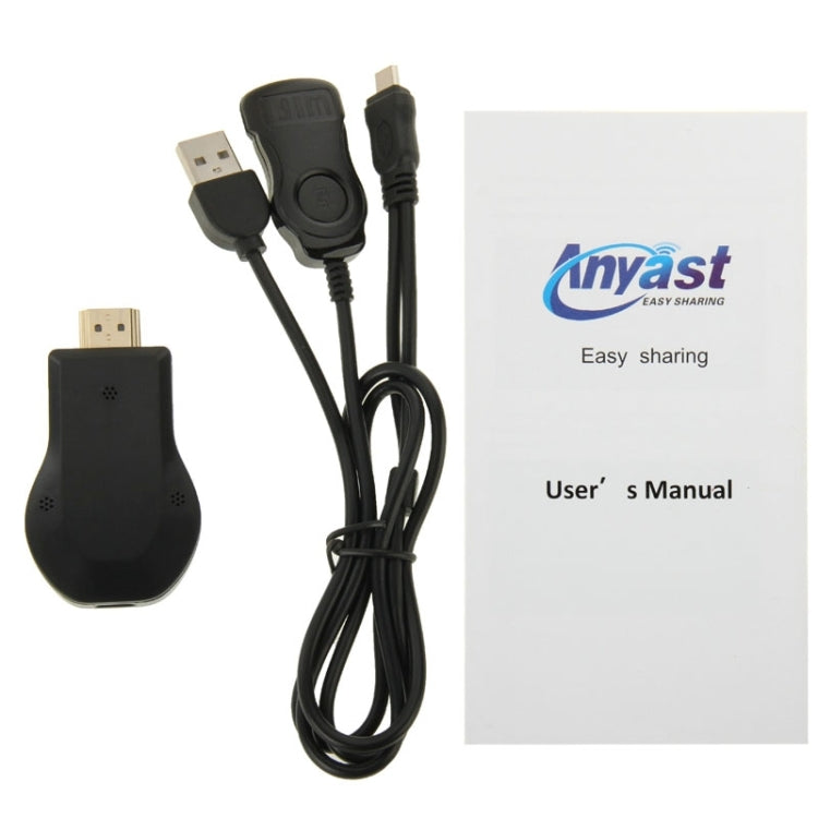 WiFi HDMI Dongle Display Receiver, CPU: Cortex A9 1.2GHz, Support Android / iOS, M2 PLUS
