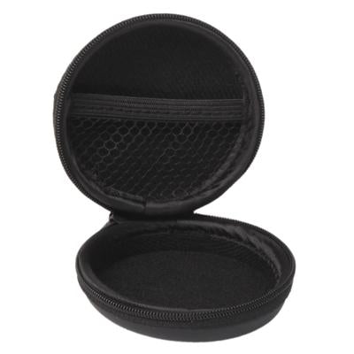Circular Carrying Bag Box for Headphone / Earphone