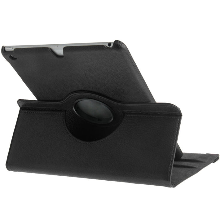 Litchi Texture 360 Degrees Rotation Leather Tablet Case with Holder for iPad Air / Air 2 / iPad 9.7 2017 / iPad 9.7 2018